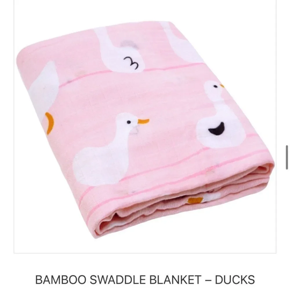 NEW Set of 4 Bamboo Muslin Swaddle Blankets ~YOU PICK